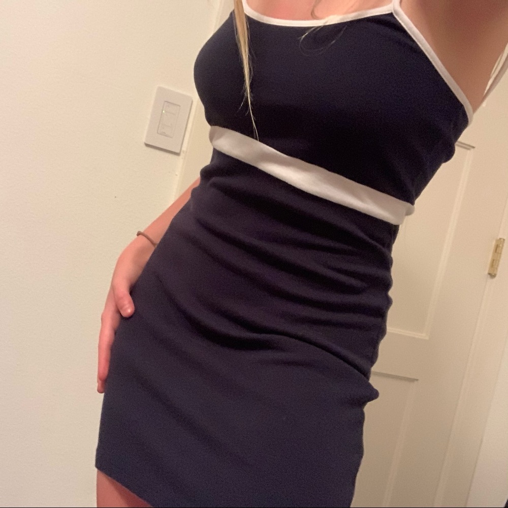 Navy Blue Brandy Melville Dress